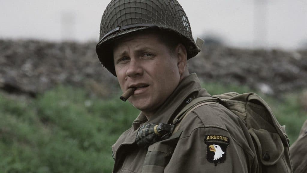 Michael Cudlitz as Bull in the Band of Brothers cast