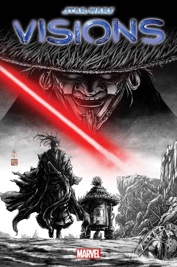 Cover art to Star Wars Visions Takashi Okazaki #1
