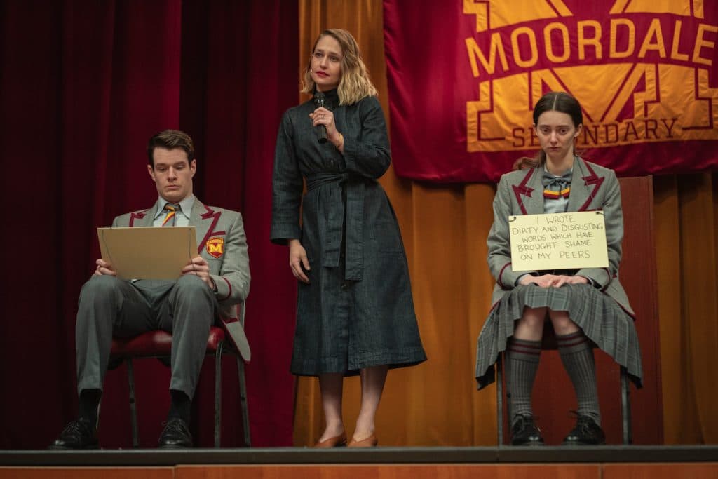 Cast at Moordale in Sex Education