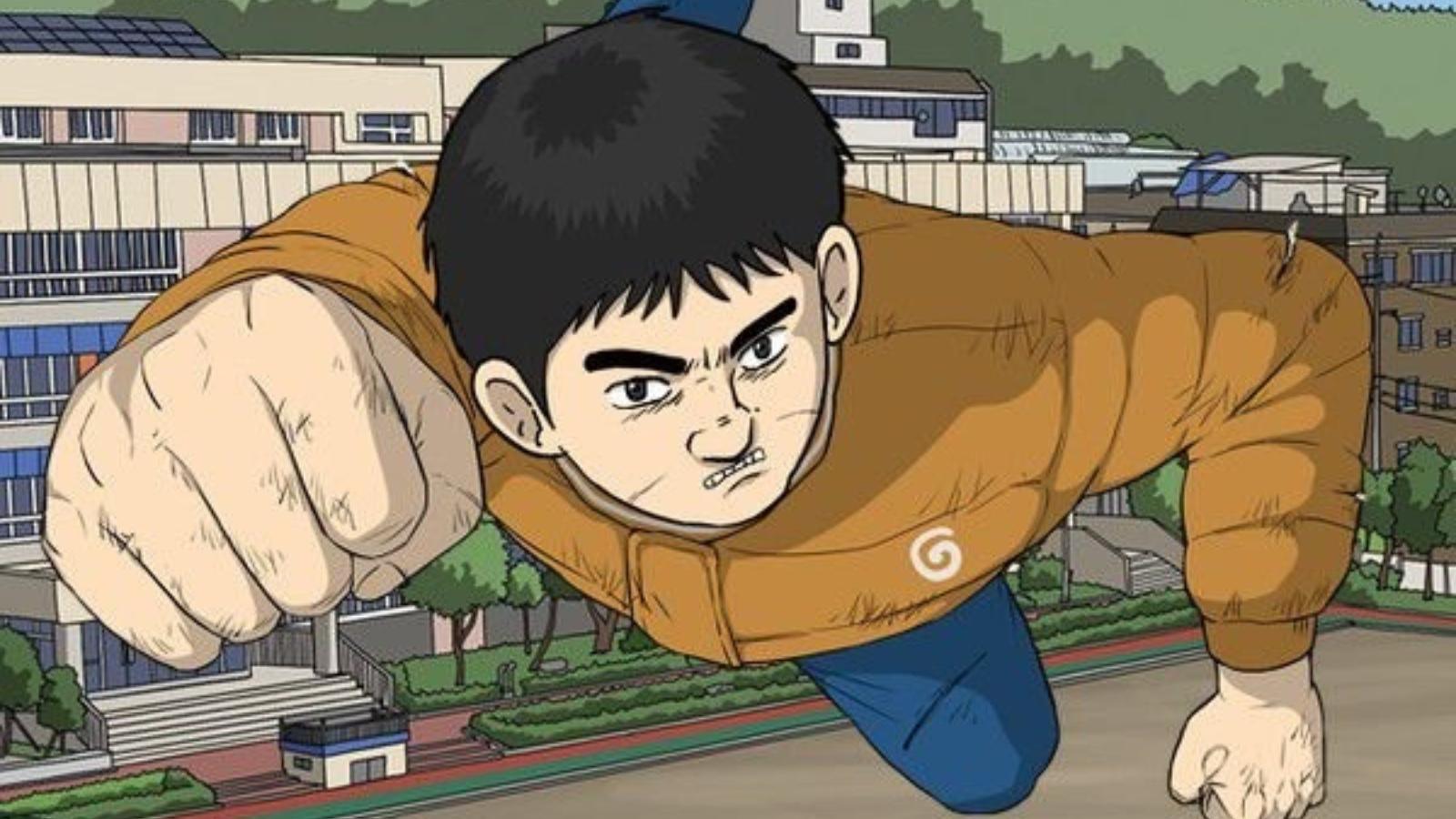 Kang Full's Moving webtoon character Bong-seok