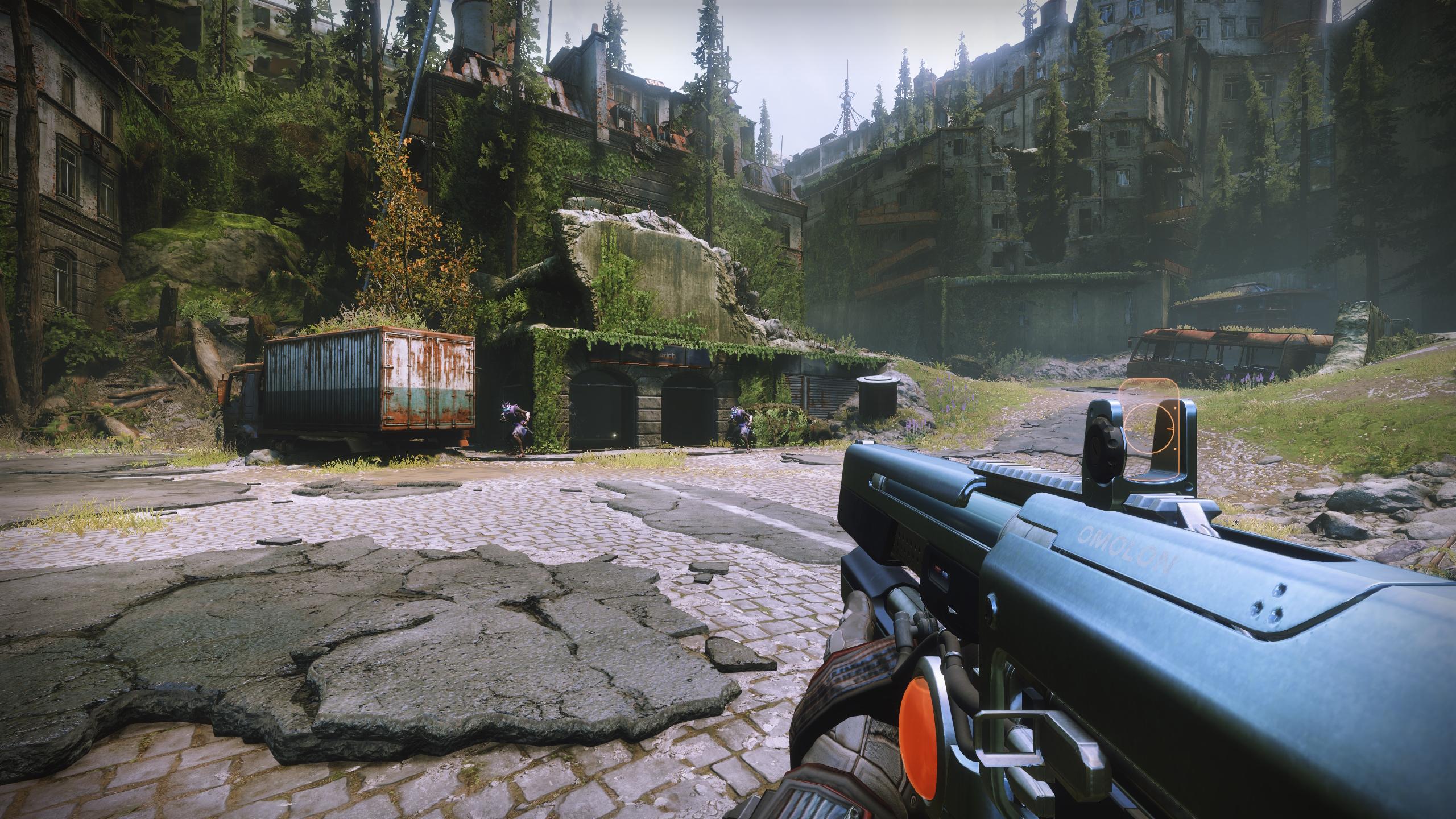 Glitched Funny Gun Ammit AR2 with shotgun aggresive frame in Destiny 2.