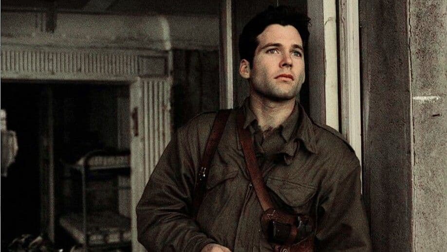 Eion Bailey as Webster in Band of Brothers