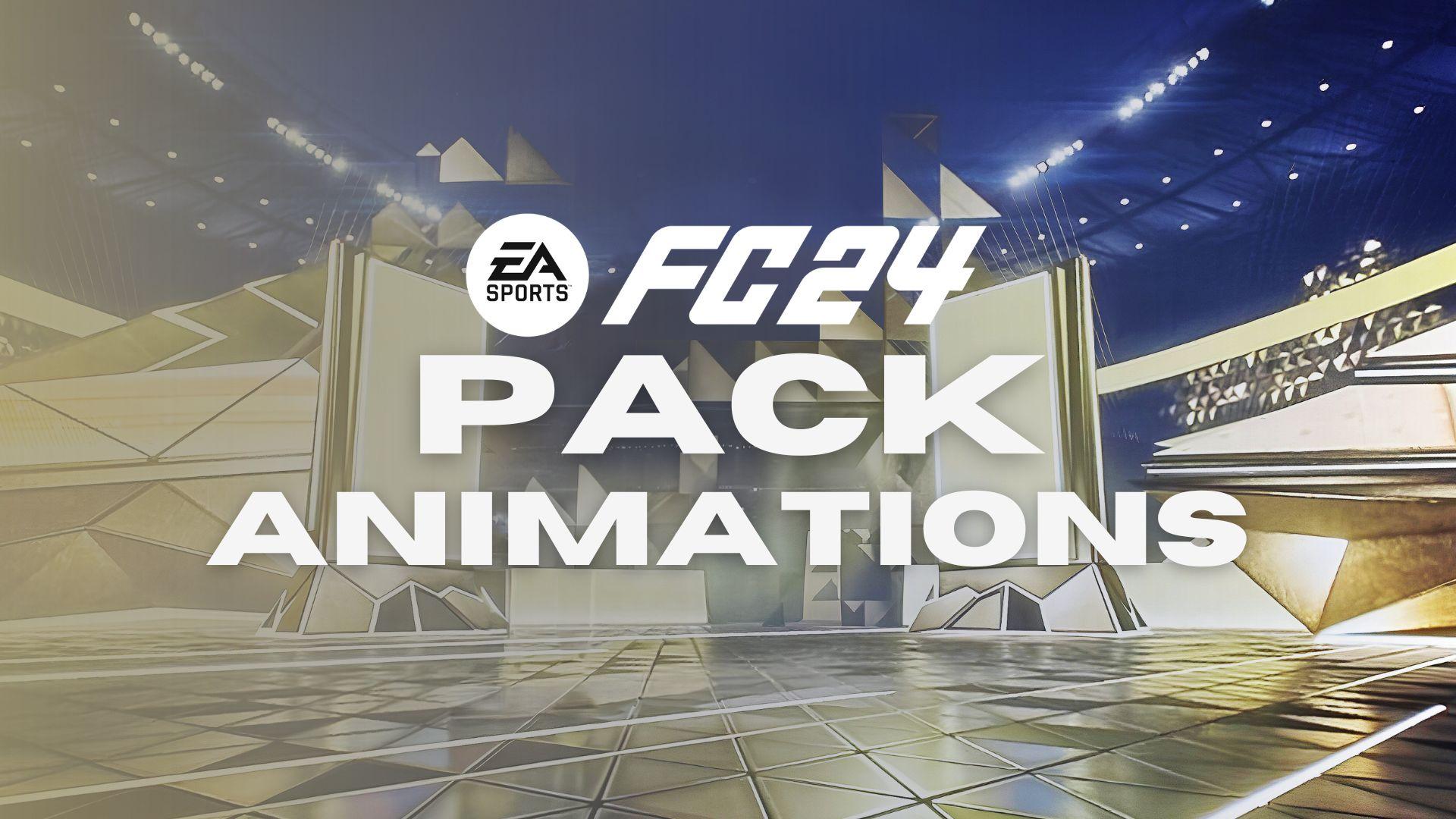 EA SPORTS FC pack animation with player walkout