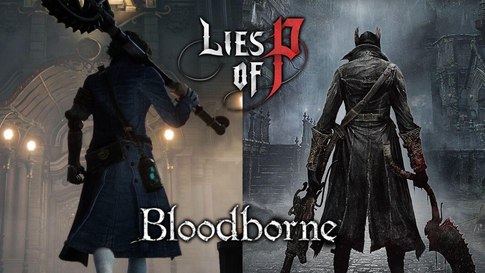 artwork for lies of p and bloodborne