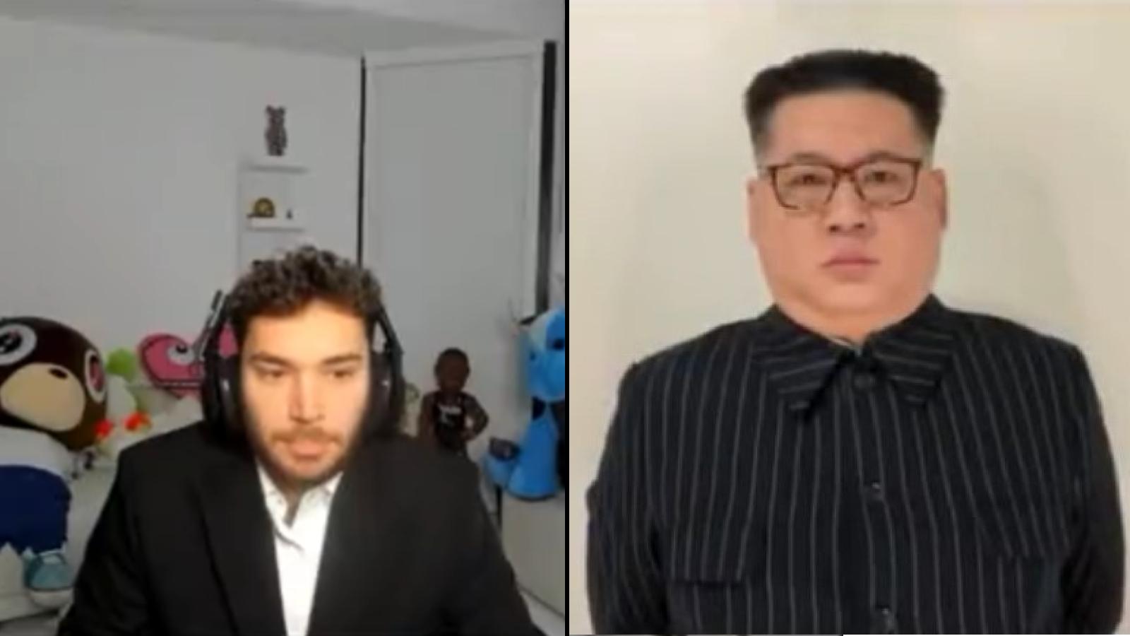 Adin Ross interviews "Kim Jong Un"