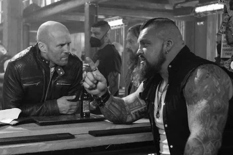 Eddie Hall and Jason Statham in The Expendables 4
