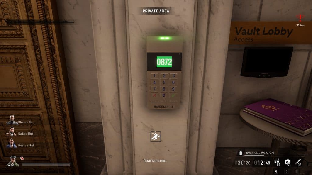 payday 3 gold and sharke stealth keypad
