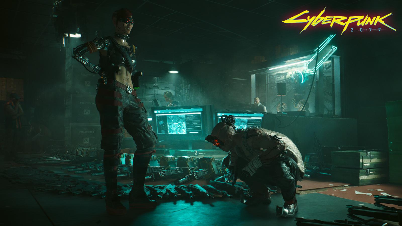 an image of two characters from Cyberpunk 2077