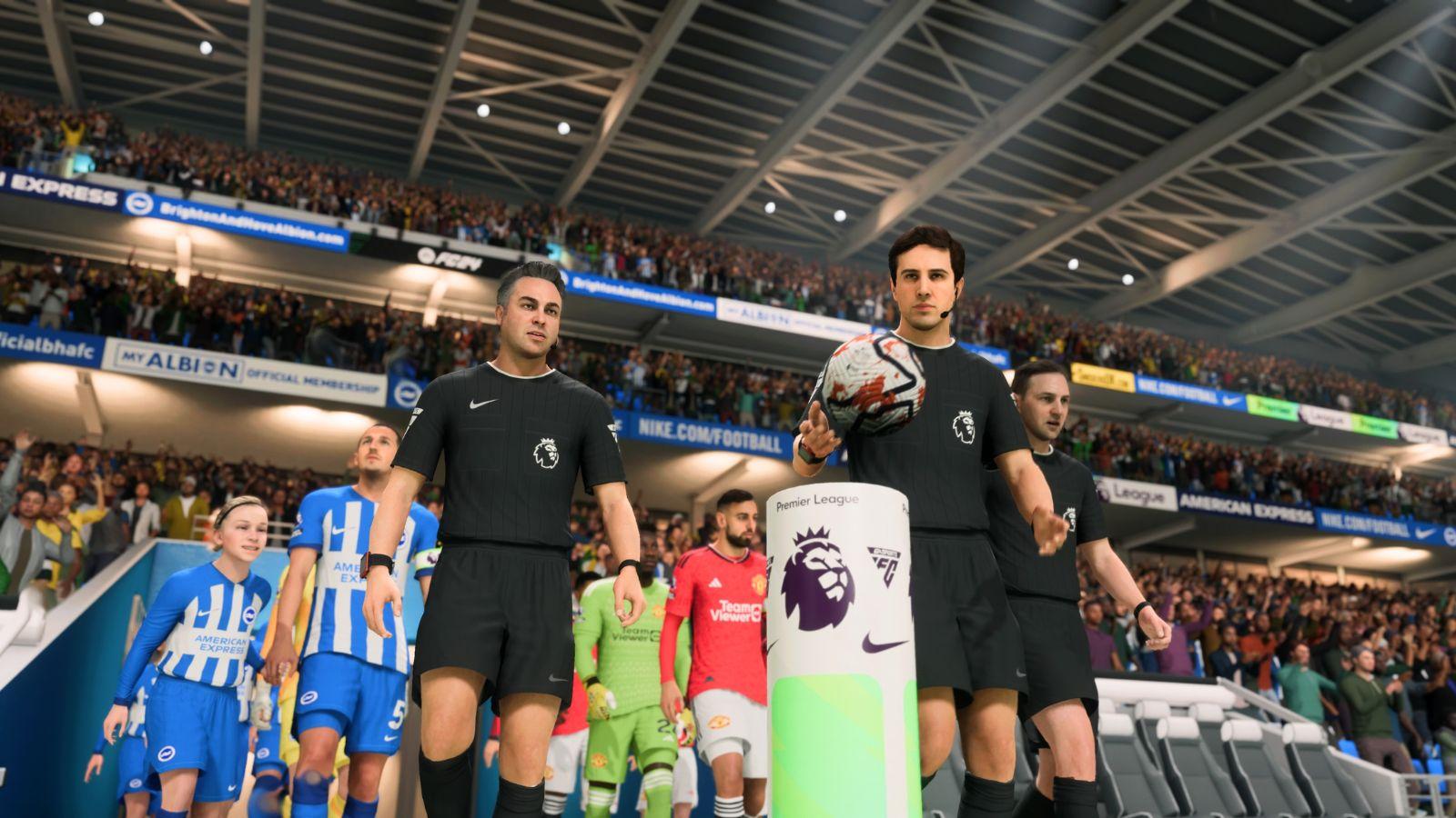 Referees in Premier League from EA FC 24