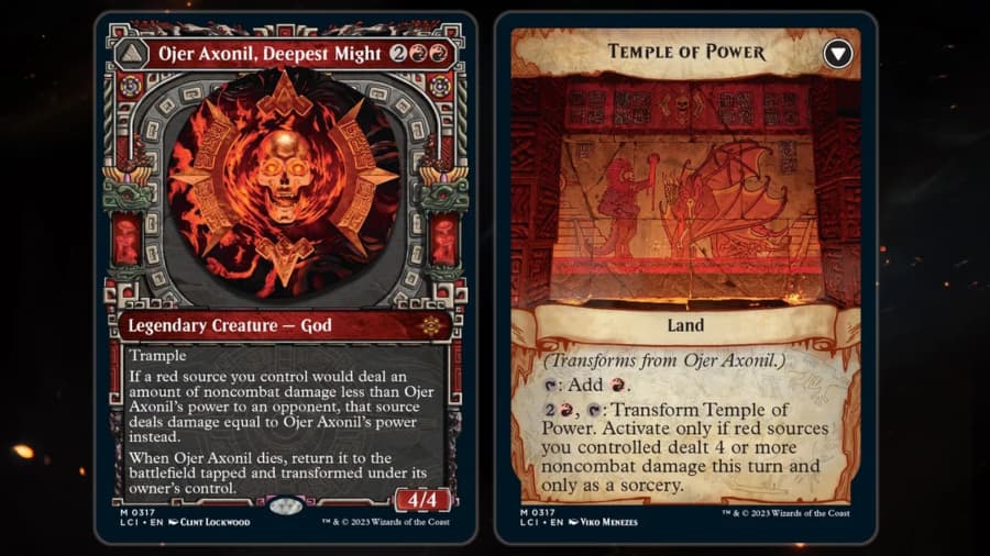 MTG Ixalan reveals - Red God Ojer Axonil