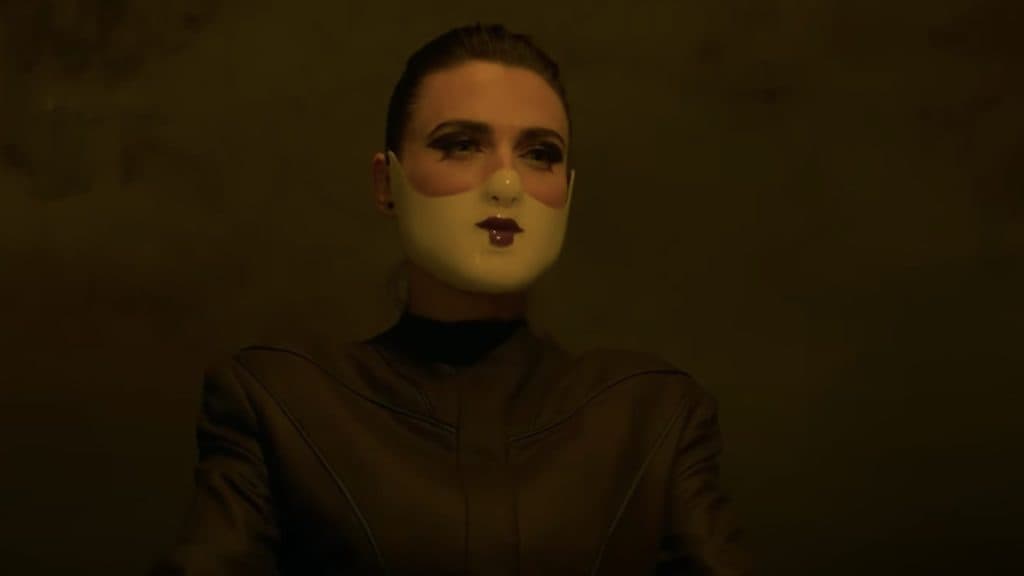 Katie McGrath as The Adjudicator in The Continental