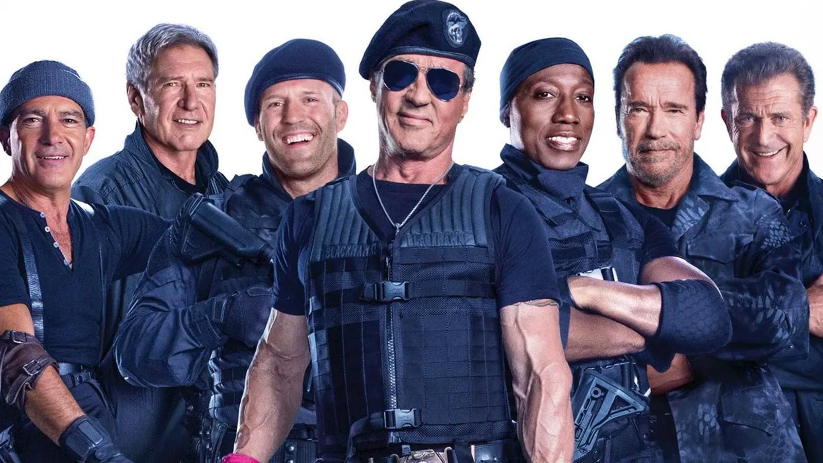 The cast of The Expendables