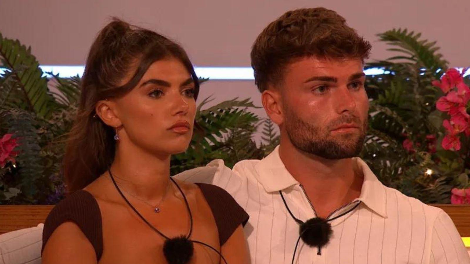 Samie and Tom from Love Island