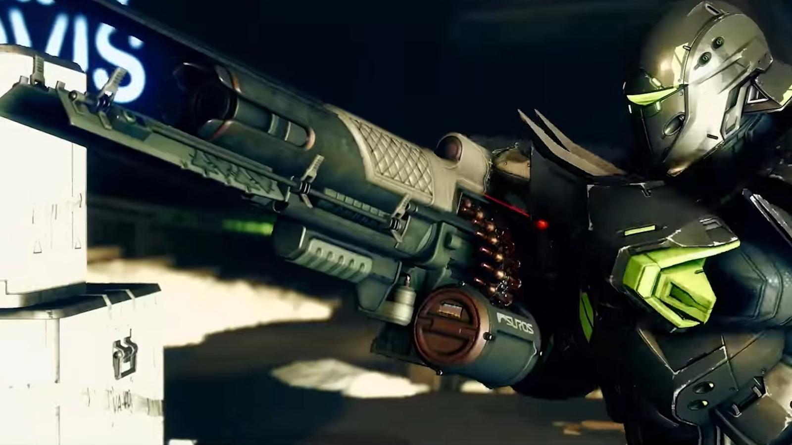 Destiny 2 Retrofit Escapade legendary void machine gun seen in Season of the Seraph trailer.