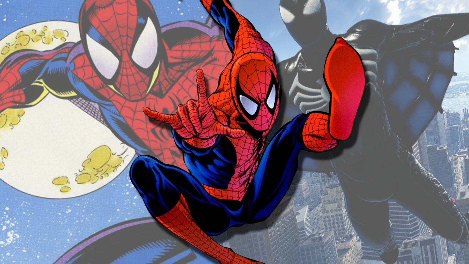 Spider-Man in comic and Marvel's Spider-Man 2