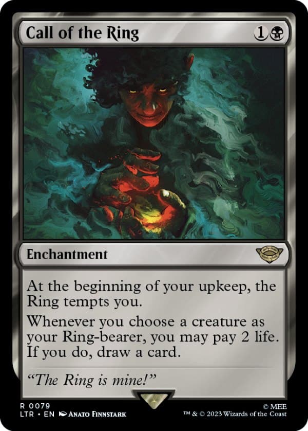 MTG Frodo tempted by the ring