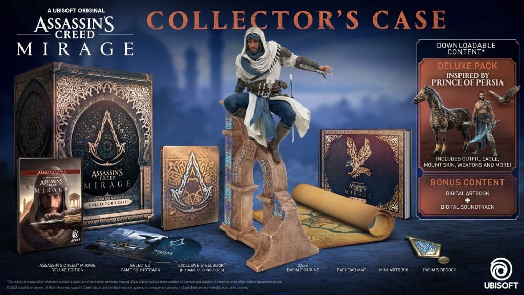 collector's edition of assassin's creed mirage
