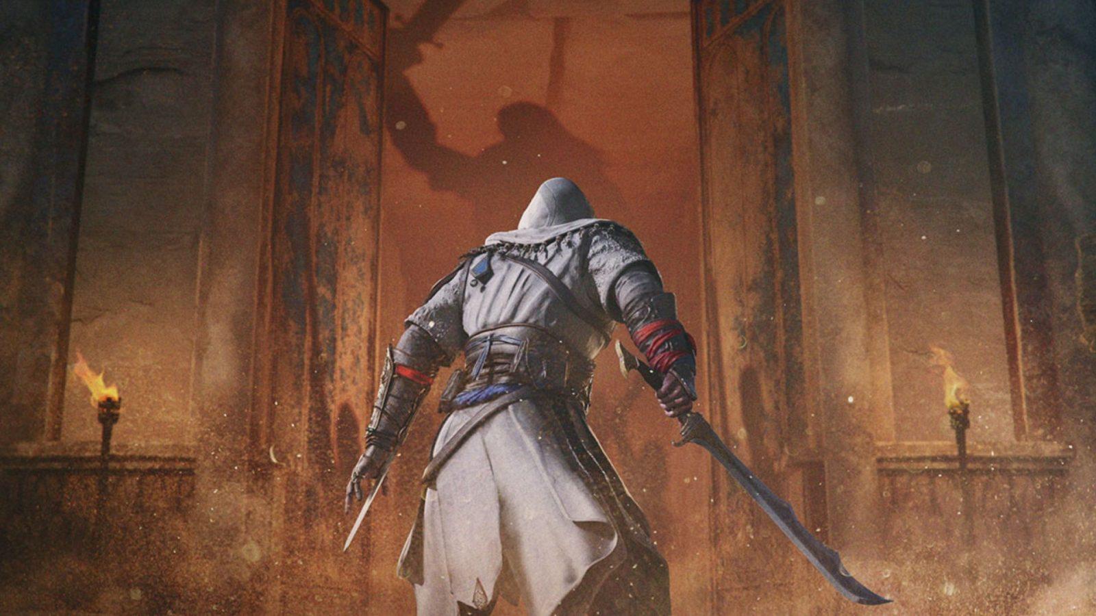 basim with swords in assassin's creed mirage