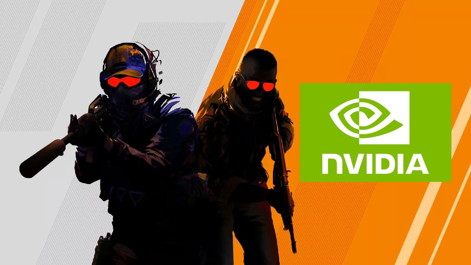 Counter Strike 2 art with nvidia logo