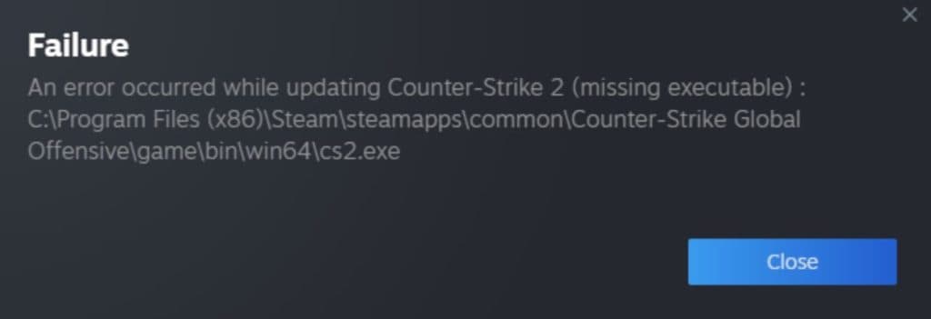 How to fix CS2 update error: “An error occurred while updating Counter-Strike  2” - Dexerto