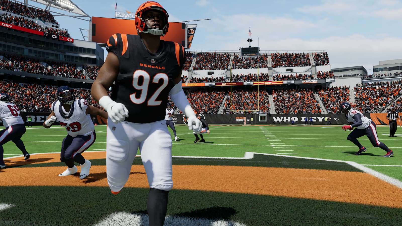 Bengals player in Madden 24