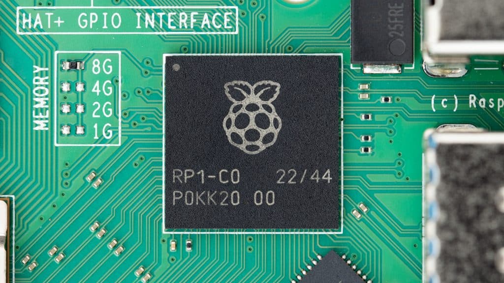 Raspberry Pi 5 chip