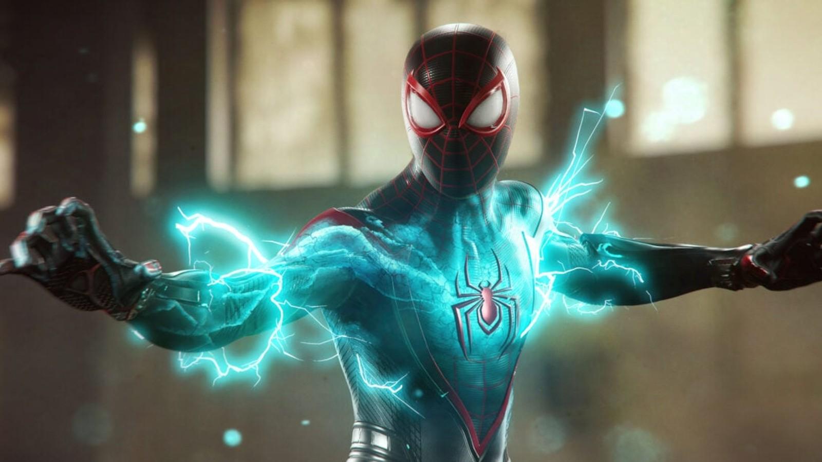 An image of Miles Morales in Marvel's Spider-Man 2.