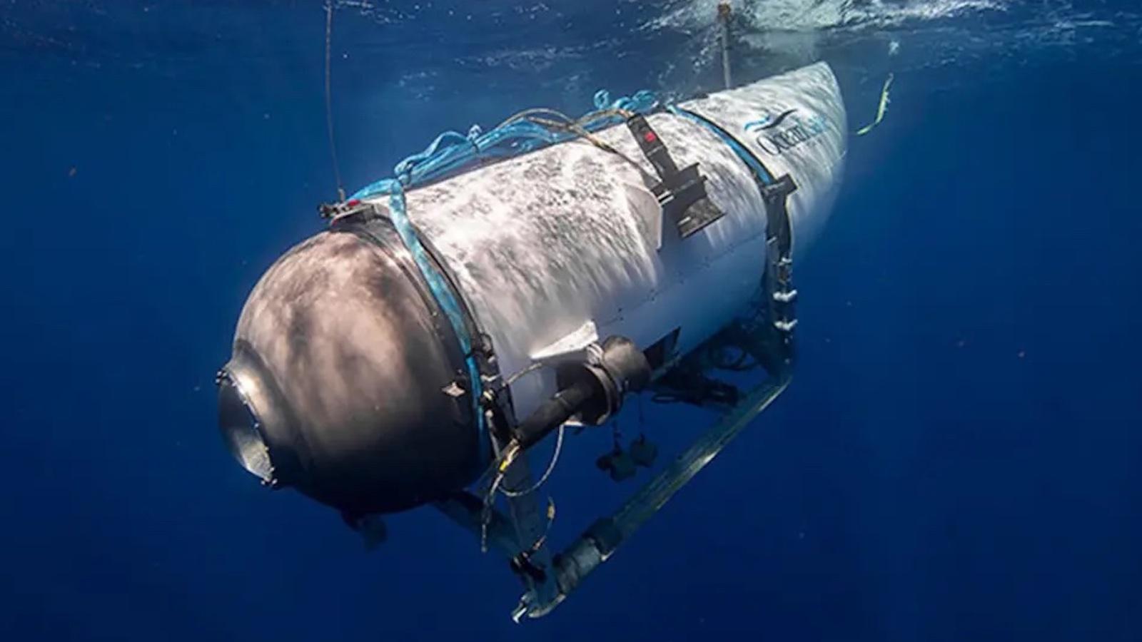 Still of the OceanGate submersible
