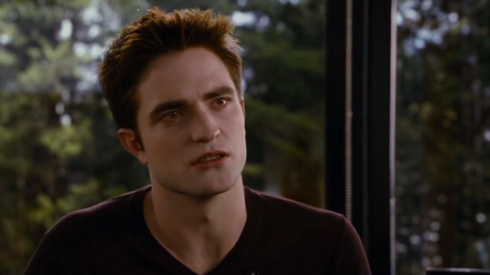 Robert Pattinson as Edward Cullen in The Twilight Saga