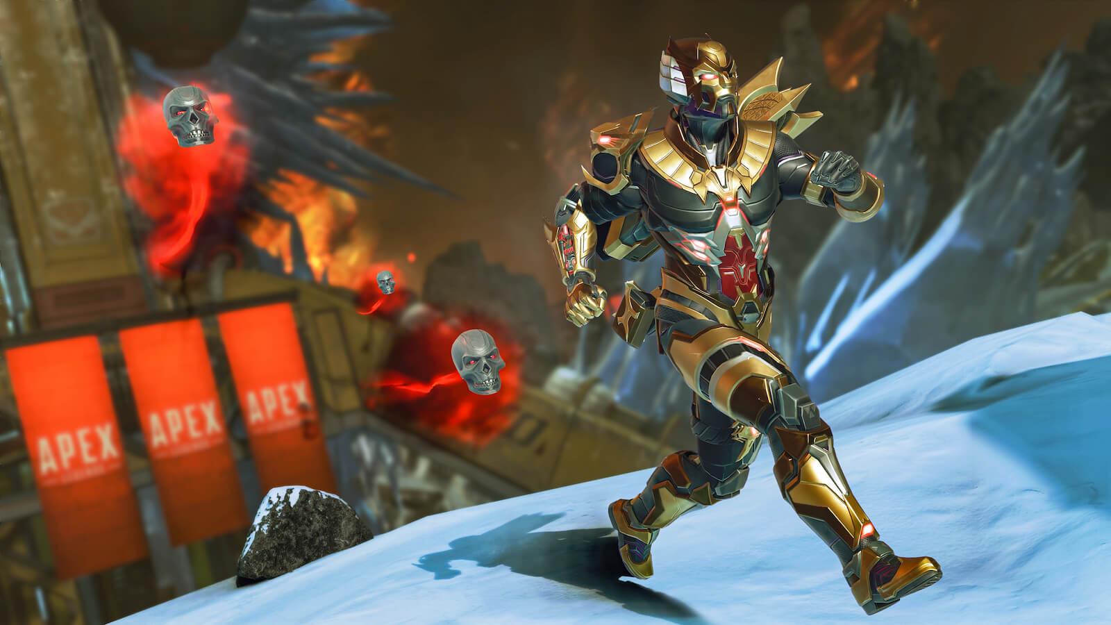 Apex Legends player armor swaps while on zipline