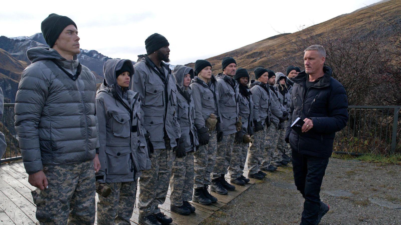 Recruits lined up in Special Forces Season 2