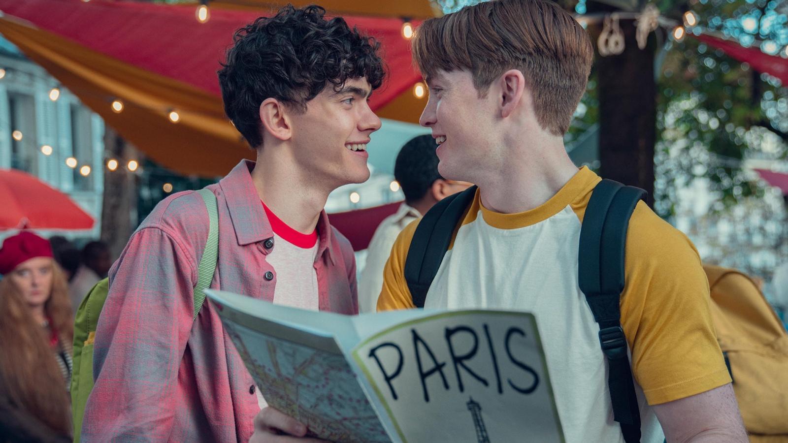 Joe Lock and Kit Connor star as Charlie and Nick in Heartstopper Season 2