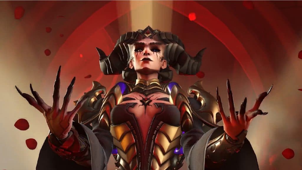 Lilith Moira skin in Overwatch 2