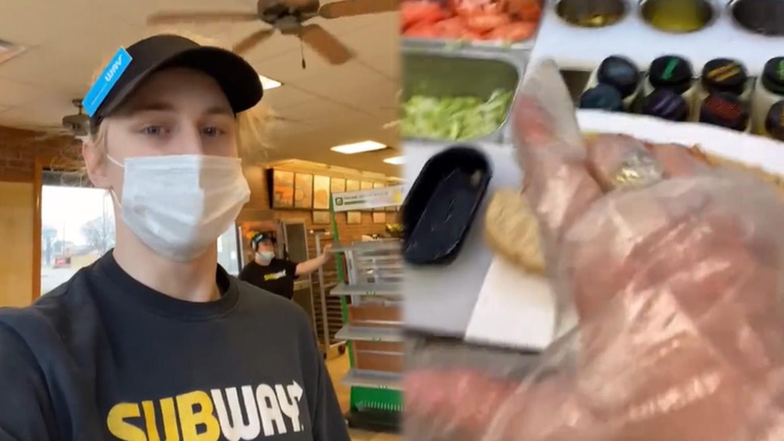 Subway worker goes viral after sharing fake customer’s messed-up prank