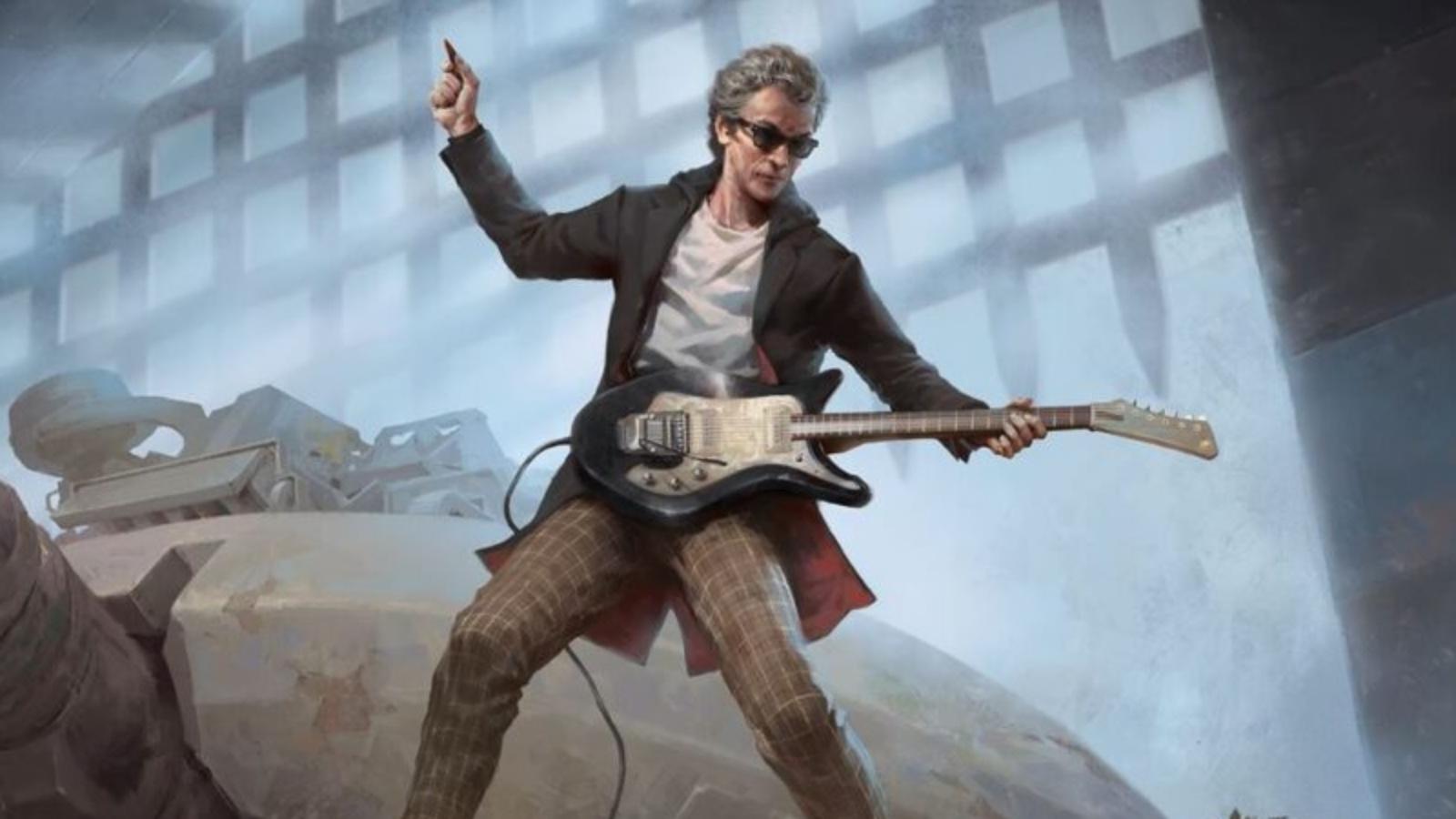 Twelfth Doctor rides a tank