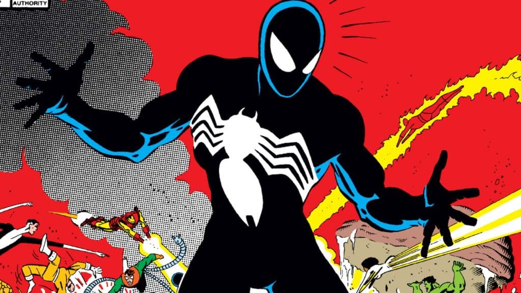 Spider-Man's new black costume