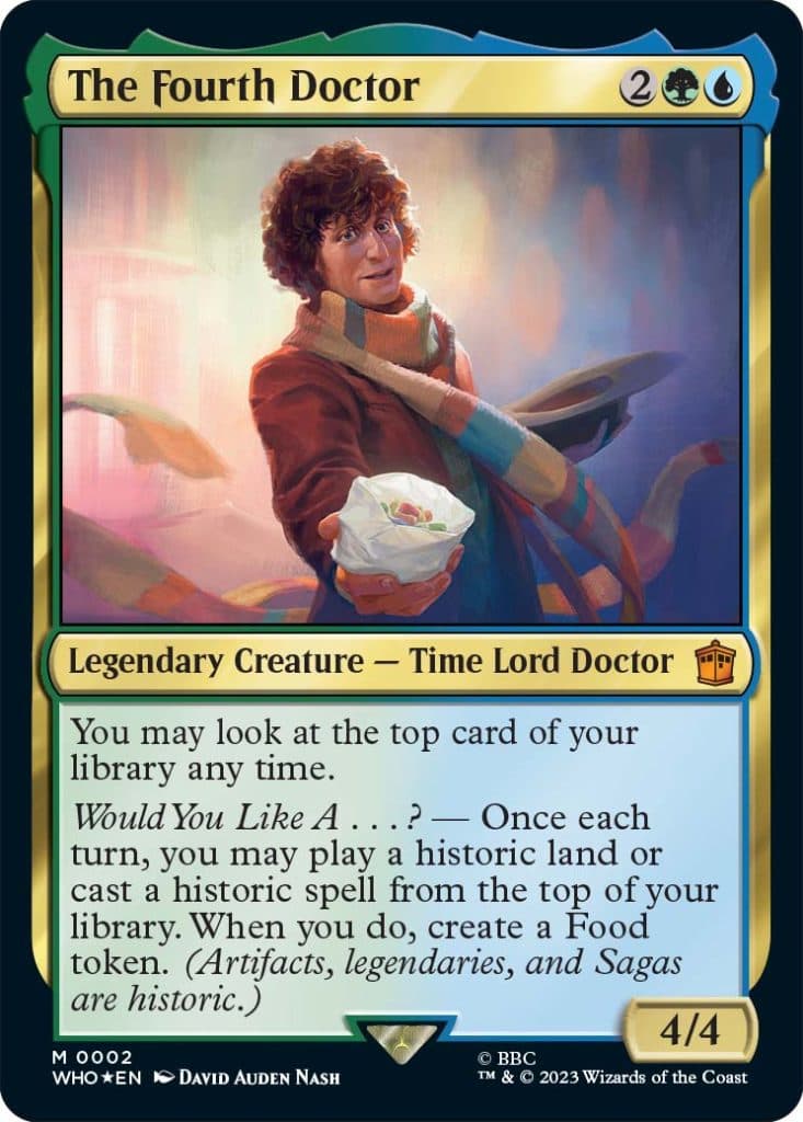 MTG Doctor Who - Fourth Doctor card