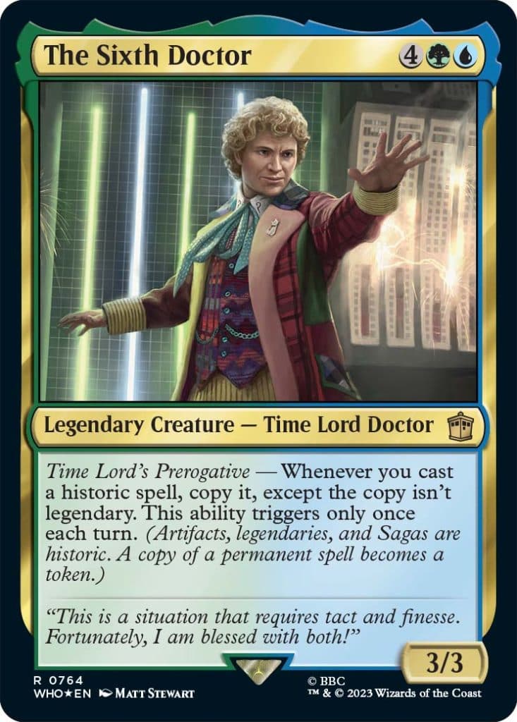 Sixth Doctor Historic Support
