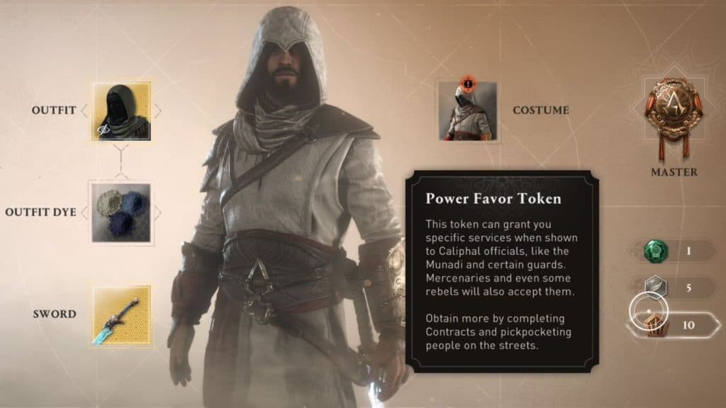 Assassin's Creed Mirage power token