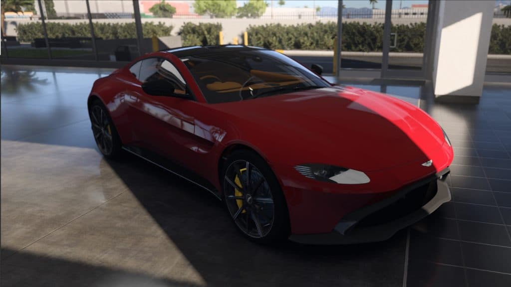 Aston Martin car in Forza Motorsport