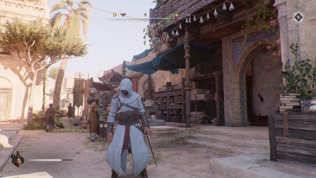 A screenshot from the game Assassin's Creed Mirage