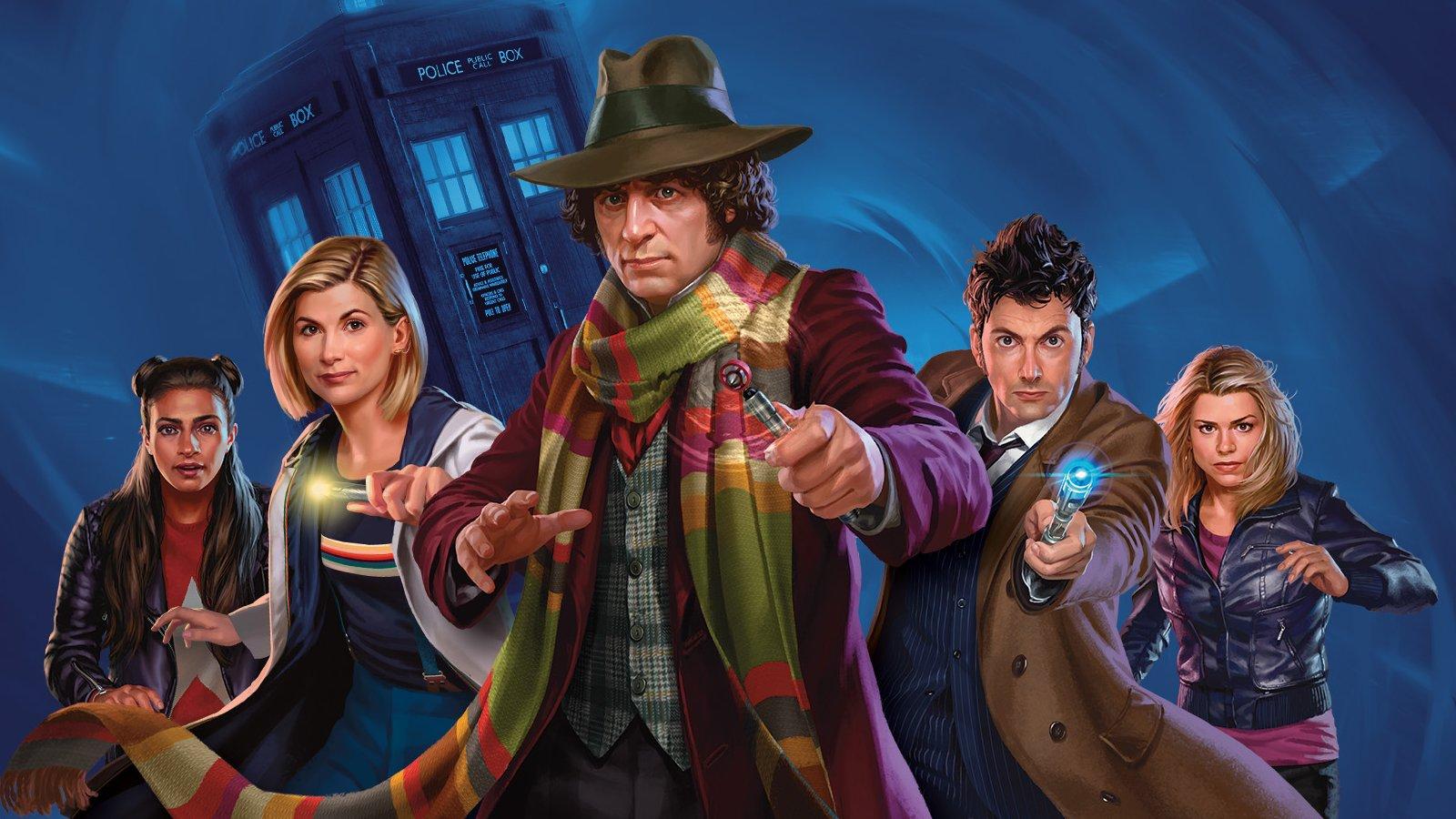 MTG Doctor Who Five Doctors and the TARDIS