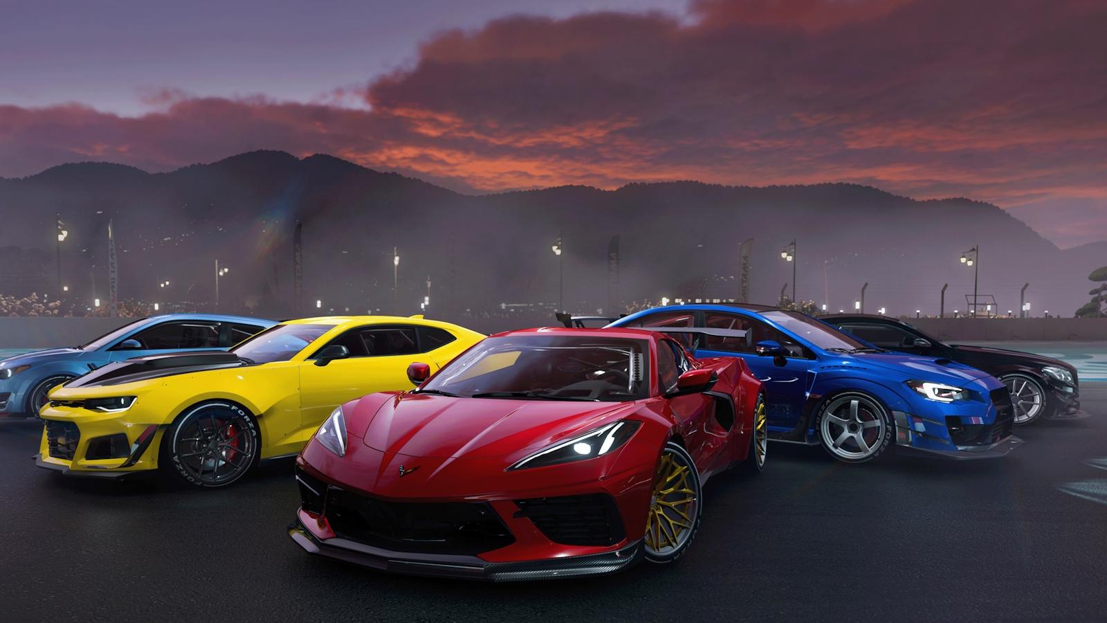 All five Forza Edition cars available with VIP Membership in Forza Motorsport.