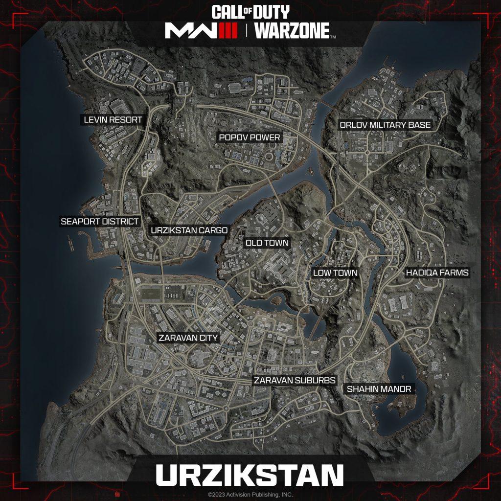 New Warzone map Urzikstan