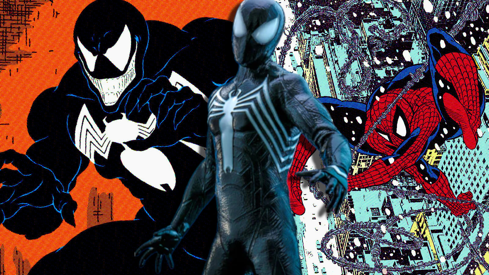 Spider-Man's black costume in comics and video games