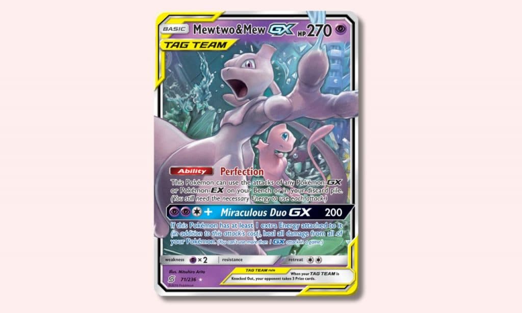 Mew and Mewtwo GX.
