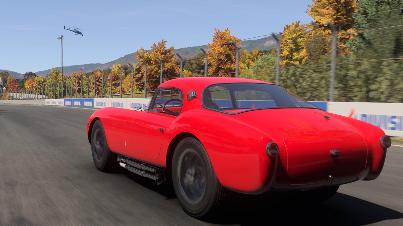 Classic Maserati racing around Maple Valley in Forza Motorsport.