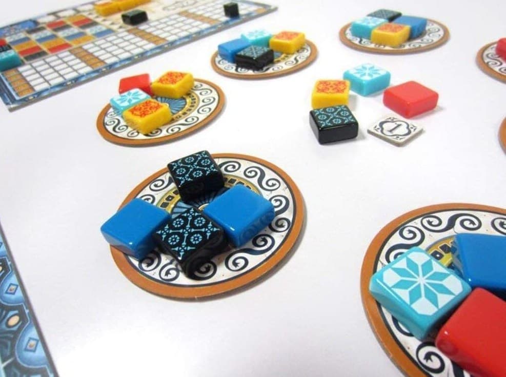 Azul Board Game Pieces