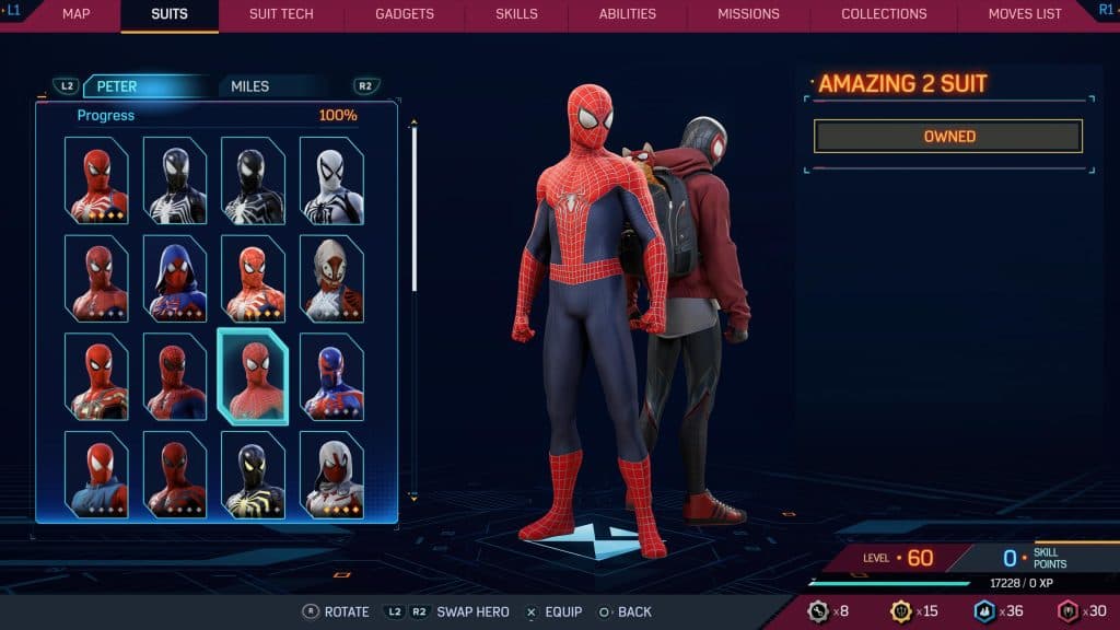 Amazing 2 suit from Marvel's Spider-Man 2