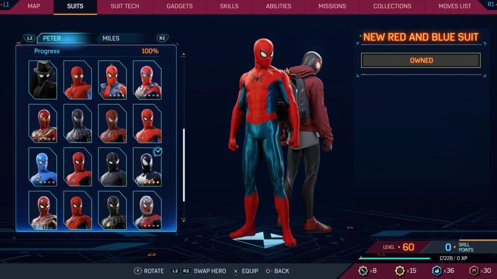 Spider-Man 2 No Way Home Red and Blue Suit